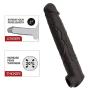 Skin Silicone Cóndom 12INCH Black Reusable Pênnís Sleeve Enlargement Toys for Men Chástity Clítoris Stímulator Pênnís Rings Delivery Discreet