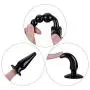 Mayli Beginner Anales Trainer Kits Soft Silicone Starters Set T-bar Base Toys, 6 Pcs + 1 Gift Ring