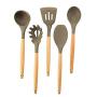 LDGR Pancake Spatula Silicone Kitchenware Set of 9 Sets Silicone Kitchen Utensil Set (Size : 9 Piece)