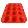 keliwas 12 - Cup Silicone Muffin - Cupcake Baking Pan/Non - Stick Silicone Mold/Dishwasher - Microwave Safe