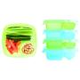 Tovla Kids Lunch and Snack Containers - 5 Colorful Plastic Meal Prep Bento Boxes with Sauce Compartment - Containers for Adults, Kids & Toddlers - Microwave, Dishwasher & Freezer Safe Tupperware