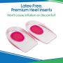 ViveSole Silicone Gel Heel Cups (3 Pairs) - Shoe Pads for Pain Relief, Plantar Fasciitis, Achilles and Bone Spurs - Insert Support Cushion - US Womens (4.5-8.5)