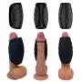 The Snake Charmer by FUKENA - Vibrating Penis Massager for Intense Hands Free Orgasms - Rechargeable Waterproof Silicone Dual Motor Vibrator for Men