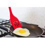 New Silicone Kitchenware Non-stick pan Kitchenware Set Silicone Cooking Turners Cooking Suits Kitchen Supplies 5 Pieces (Red)