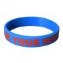 Reminderband Silicone Wristbands - 100 Pack - Personalized Customizable Rubber Bracelets - Customized for Motivation, Events, Gifts, Support, Causes, Fundraisers, Awareness - Men, Women