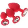 Moafh 3pcs Silicone Weighted Trainer Sets Enhance Six Tóys for Men - Pink