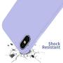 OTOFLY Liquid Silicone Gel Rubber Full Body Protection Shockproof Case for iPhone Xs/iPhone X，Anti-Scratch&Fingerprint Basic-Cases，Compatible with iPhone X/iPhone Xs 5.8 inch (2018), (Light Purple)