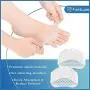 Ball of Foot Cushion for Women and Men, Metatarsal Pad - 4 Pairs (8 Pcs) Breathable and Soft Gel Forefoot Cushion Pads - Cushioning Foot Pads for Standing Blisters Pain Relief (4 PRS Classic)