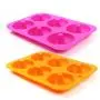 HEHALI Silicone Donut Pan, 2pcs Non-Stick Mold, Silicone Donut Mold for 6 Full-Size Donuts, Bagels and More