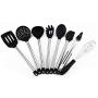 Kitchenware set, 8 piece set of silicone kitchen utensils, stainless steel handle, heat resistant and nonstick cooking tools