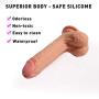 Womens Super Thick Silicone Mens Beginners Advanced Powerful Suction Cup Super Soft Private Packaging Realistic Silicone Flexible Waterproof Mens and Womens Toys CHUKRUK0917