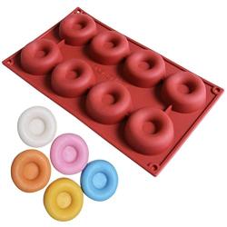 Longay 1pcs Silicone Donut Cupcake Mold Muffin Chocolate Cake Candy Cookie Baking Mould Pan