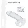 7 Inch Waterproof Massager Realistic Silicone Toy with Strong Suction Cup