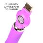 Silicone USB Rechargeable Vibrator 20 Vibrating Functions Adult G-Spot Massager Sex Toy