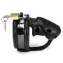 FeiGu Male Black Silicone Chastity Cage Device 48 (50mm Ring)