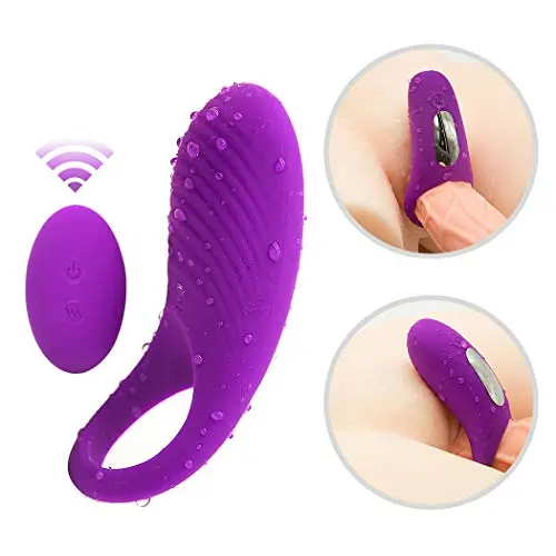 Exquisite Workmanship Male Longer Lasting Shake Rooster C?ckríng,Silicone Happy Toys Shock 10 Speeds USB Charged Brush Stimulators, Tshirt