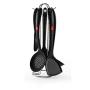 Kitchen Utensils,silicone Spatula Set Shovel Scoop Kit Non-stick Gets Silicone Kitchenware Cookware-black A 36cm(14.2inch)