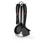 Kitchen Utensils,silicone Spatula Set Shovel Scoop Kit Non-stick Gets Silicone Kitchenware Cookware-black A 36cm(14.2inch)