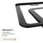 Karoad Black License Frames, 2 PCS Stainless Steel Car Licence Plate Covers Slim Design with Bolts Washer Caps for US Standard