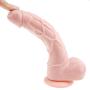 Sex Talk 7.5 Inches Realistic Huge Silicone Dildo with Suction Base Lifelike Dildo with Vein Texture Sex Toys