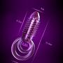 Silicone Cockring Vibrator Clit Stimulator Pleasure Enhancing Sex Toy Vibrating Cock Ring Penis Ring Male Sex Toys