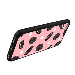 iPhone 6s 6 Case,Flexible Soft TPU Cover Shell,Slim Silicone Black Rubber Non-Slip Durable Design Protective Phone Case for iPhone 6s 6 -Biscuits