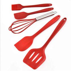 Silicone kitchenware five-piece non-stick kitchen utensils pot silicone shovel spoon spoon spoon colander rice spoon