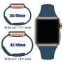 Zekapu Sport Band Compatible for Apple Watch 38mm 42mm 40mm 44mm, Soft Silicone Narrow Slim Sport Replacement Wristband for iWatch Series 5, Series 4, Series 3, Series 2, Series 1 Women