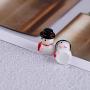 Parsley. 2Pc Mini Resin Snowman Figurine Craft Garden Decor Ornament Plant Pot Fairy Micro Landscape Bonsai