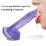 CharmingNight Thickening Lengthening 10.62 Inch Realistic Interactive Massager Toys Lifelike Silic?ne-D?ld? with Suction Cup for Women Friction Wand Massager