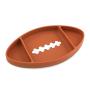 Bumkins Silicone Grip Dish, Suction Plate, Divided Plate, Baby Toddler Plate, BPA Free, Microwave Dishwasher Safe ? Football
