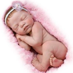 The Ashton - Drake Galleries Bundle Of Love Lifelike Newborn Baby Doll By Marita Winters 12-Inch Entirely Sculpted