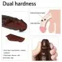 Suction Cup Dildo D1.65" x L8.66" Chocolate Color, High Quality Greenpinecone Realistic and Ultra-Soft Dildos for Women Sex Didlos Hand-Free Anal and Vaginal G-spot Toys for Female, Lesbians, Men