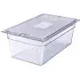 Carlisle 10203B07 StorPlus Full Size Polycarbonate Food Pan, 8" Deep, Clear