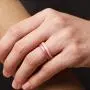 ThunderFit Womens Thin and Stackable 4 Pack Silicone Rings Wedding Bands 2.5mm Width - 2mm Thick