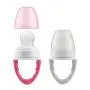 Dr. Browns Fresh First Silicone Feeder, Pink & Grey, 2 Count