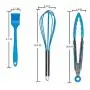 DUDDP kitchen utensil set Silicone Kitchenware 10Pcs Set,Heat Resistant Non Stick Kitchen Utensils Baking Tools Cooking Utensils Gadgets Cookers, Non-Stick Heat Resistant for Cookware