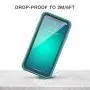 SMPL iPhone Xs Max Drop Proof, Lightweight, Protective Wireless Charging Compatible iPhone Case - Teal