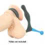 Doc Johnson OptiMALE - Duo - Silicone C-Ring & P-Massager - Joystick Allows For Percision Stimulation of the Prostate - Slate