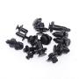 UTSAUTO 620Pcs Car Retainer Clips & Plastic Fasteners Kit Fender Rivet Clips 16 Most Popular Sizes Auto Push Pin Rivets Set for Toyota GM Ford Honda Acura Chrysler