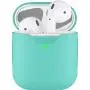 PodSkinz AirPods 2 & 1 Case [Front LED Visible] Protective Silicone Cover and Skin Compatible with Apple AirPods (Diamond Blue)