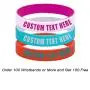 PROMOKING Customizable Silicone Debossed Wristband (1qt)