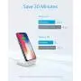 Anker Wireless Charger, PowerWave 7.5 Stand, Qi-Certified, Fast Charging iPhone 11, 11 Pro, 11 Pro Max, XR, Xs Max, Xs, X, 8, 8 Plus, Samsung Galaxy S10 S9 S8, Note 10 Note 9 (No AC Adapter) - White
