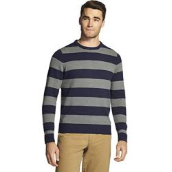 IZOD Mens Newport Stripe 7 Gauge Crewneck Sweater