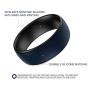 SHAREMORE Silicone Wedding Ring 3 Color Rings Packs Skin Safe Soft Silicone Rubber Wedding Bands for Man or Woman, Comfortable Step Edge Sleek Durable Design Classic Style