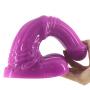 10 Inch Realistic Double Layer Silicone Toy with Strong Suction Cup