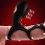 Chen-love1 Massager with Pēnǐs Ring, Male Household Waterproof Mute Silicone Toy，Relieve Neck Back and Waist