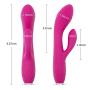 G Spot Rabbit Personal Dildo Vibrator - Silicone Clitoris Vagina Stimulator Massager Adult Sex Toys for Women Couples