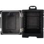 Carlisle PC300N03 Cateraide End-Loading Insulated Food Pan Carrier, 5 Pan Capacity, Black