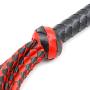 Guiseniour Game Spancking Floggor Pu Leather Funy Snake Weave Loose Diamond Handle Whip Toy Bondagge